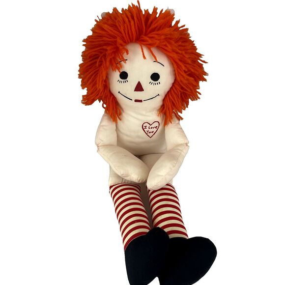 Vintage 27"Raggedy Andy Doll "I Love You" - Picture 6 of 10